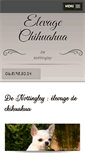 Mobile Screenshot of elevage-chihuahua.com